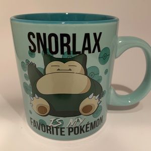 Snorlax Pokémon Coffee Mug Green